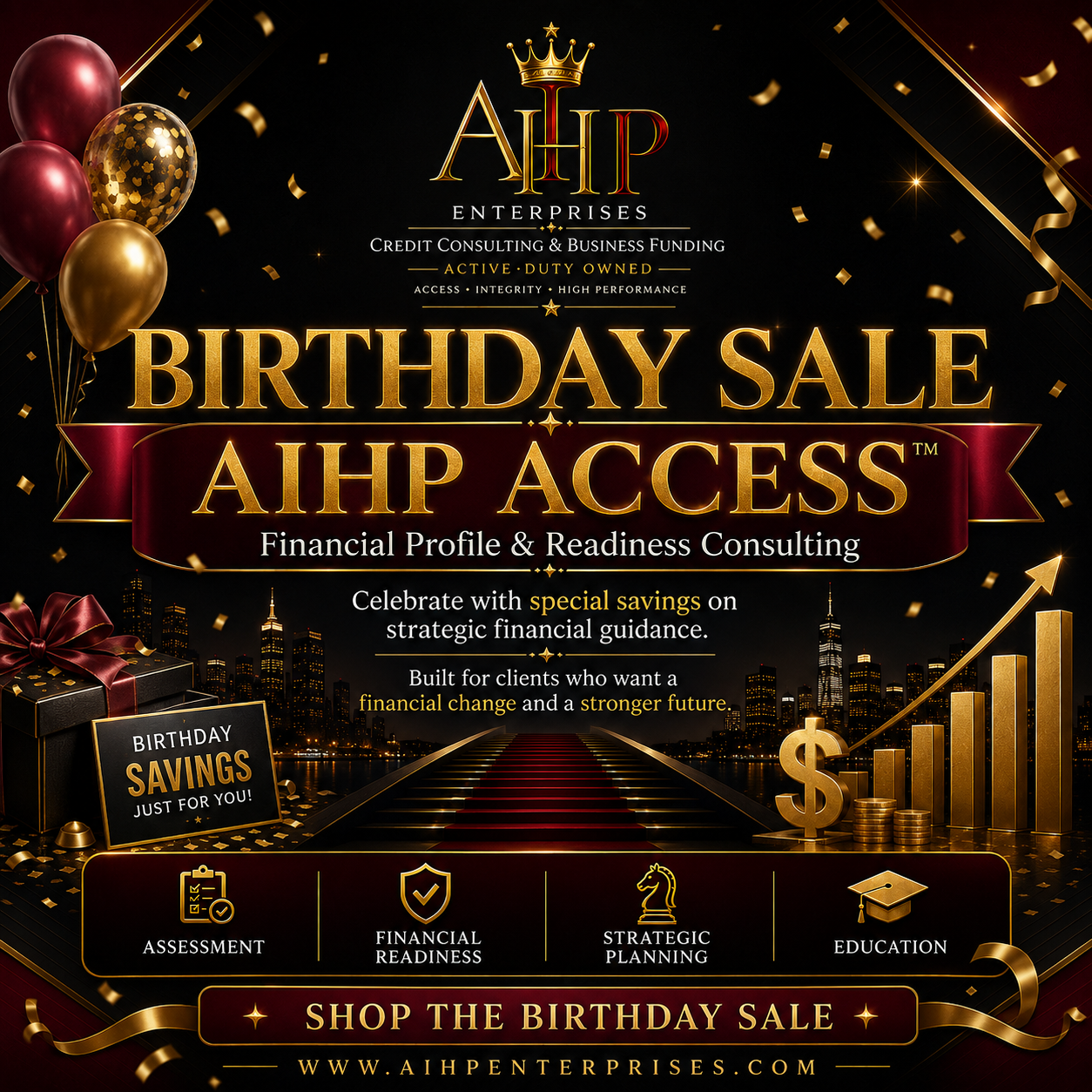 BIRTHDAY SALE
