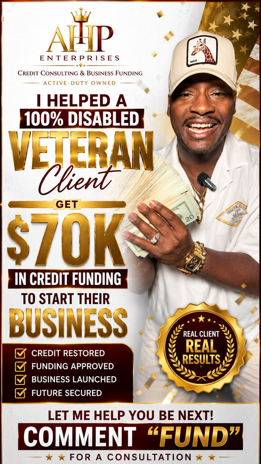 Military Credit Consulting + Business Funding