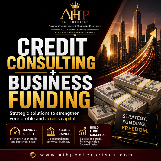 Military Credit Consulting + Business Funding